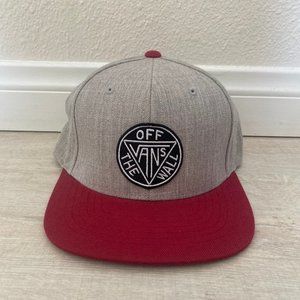 Vans pink and grey snapback hat
